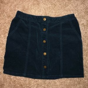 Altar’d State blue suede skirt